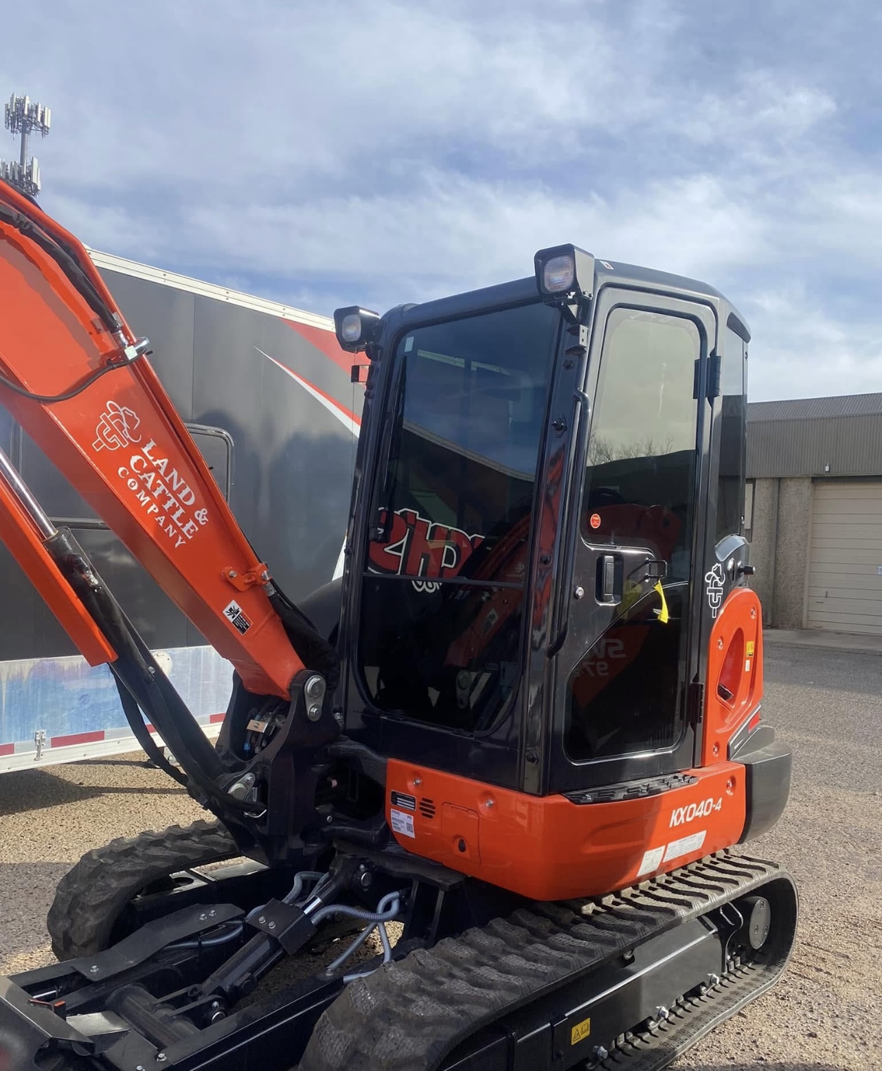 Kubota KX040-4 — Cab Window Tint